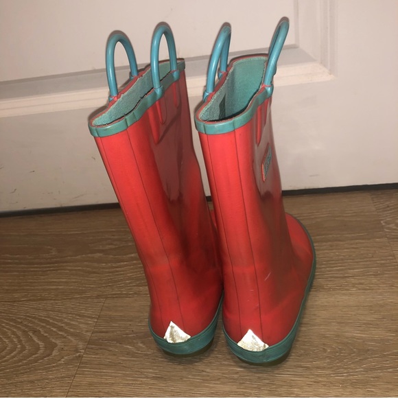 Ll Bean youth rubber rain boots size 13 - Picture 3 of 6